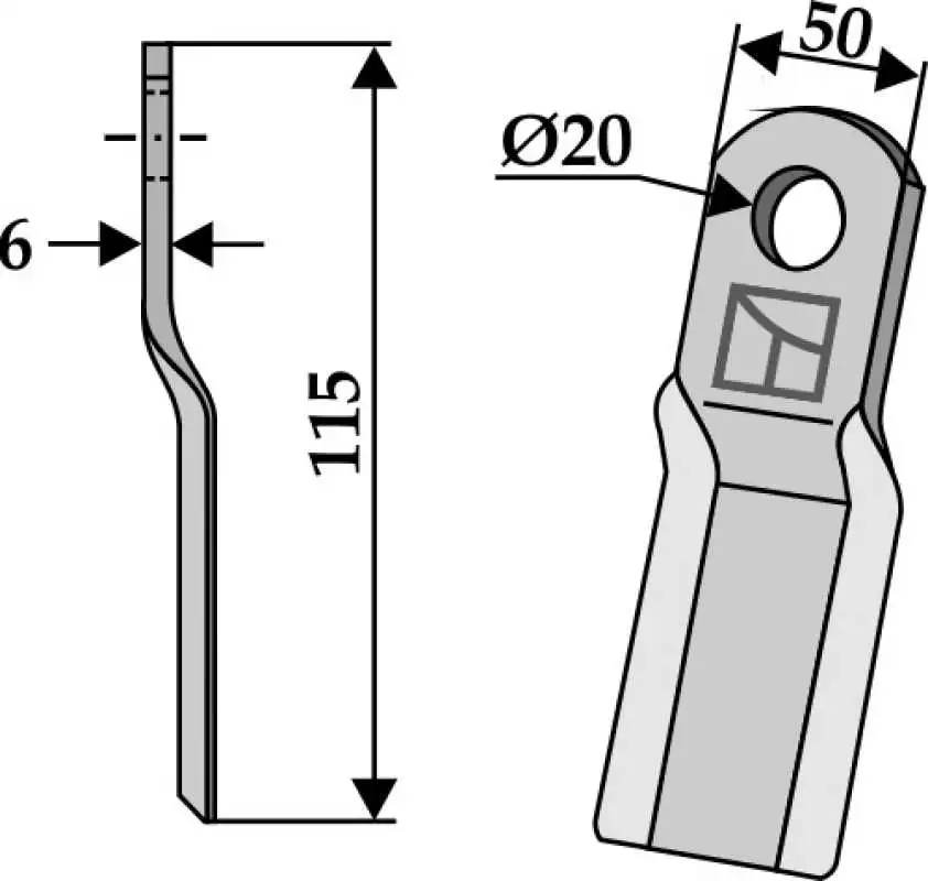Schlegel 115x50mm